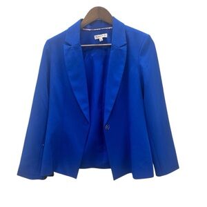 Nanette Lepore Blazer in Blue Womens Size Small